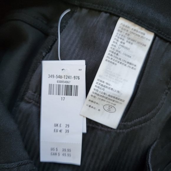 Hollister Mid Rise 5" Shorts, Women's, Black, Size 17 33w - Picture 5 of 6